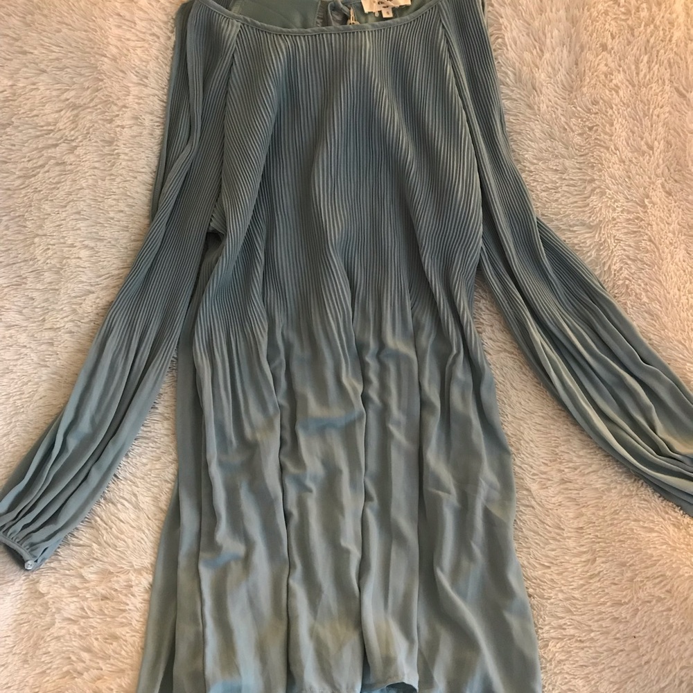 Teal/ Green Chiffon Dress